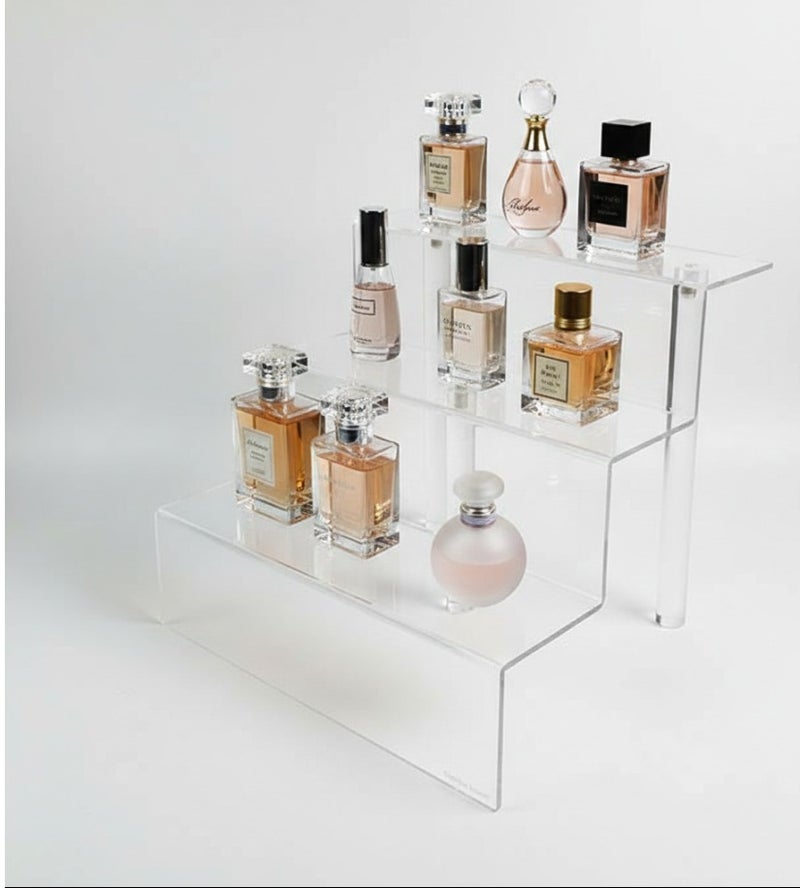 Creative Planet Acrylic Display Riser Shelf Cupcake Stand. (3 Steps HD AE) - Image 1